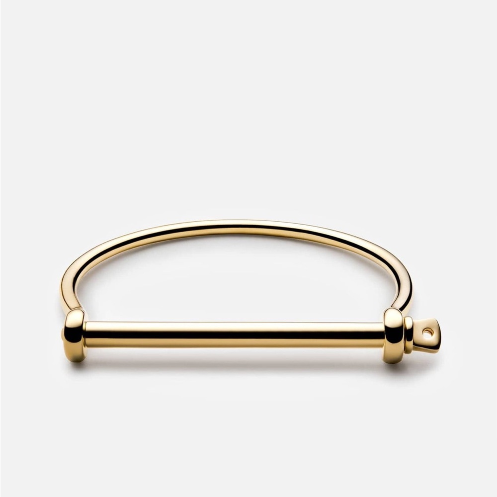 Miansai Gold Thin Screwcuff